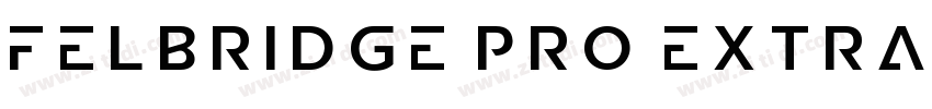 Felbridge Pro ExtraB字体转换